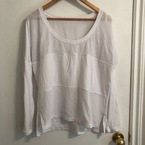 Lorna Jane Mesh Workout Top/Cover